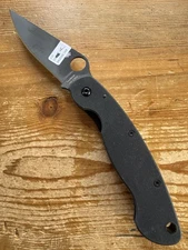 Spyderco Military C36GPBK Black S30V Blade Black G-10 Factory Second A
