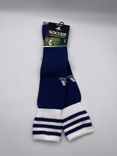 Adidas Unisex Copa Zone IV Cushion Soccer Socks Adult Size L Large Blue White