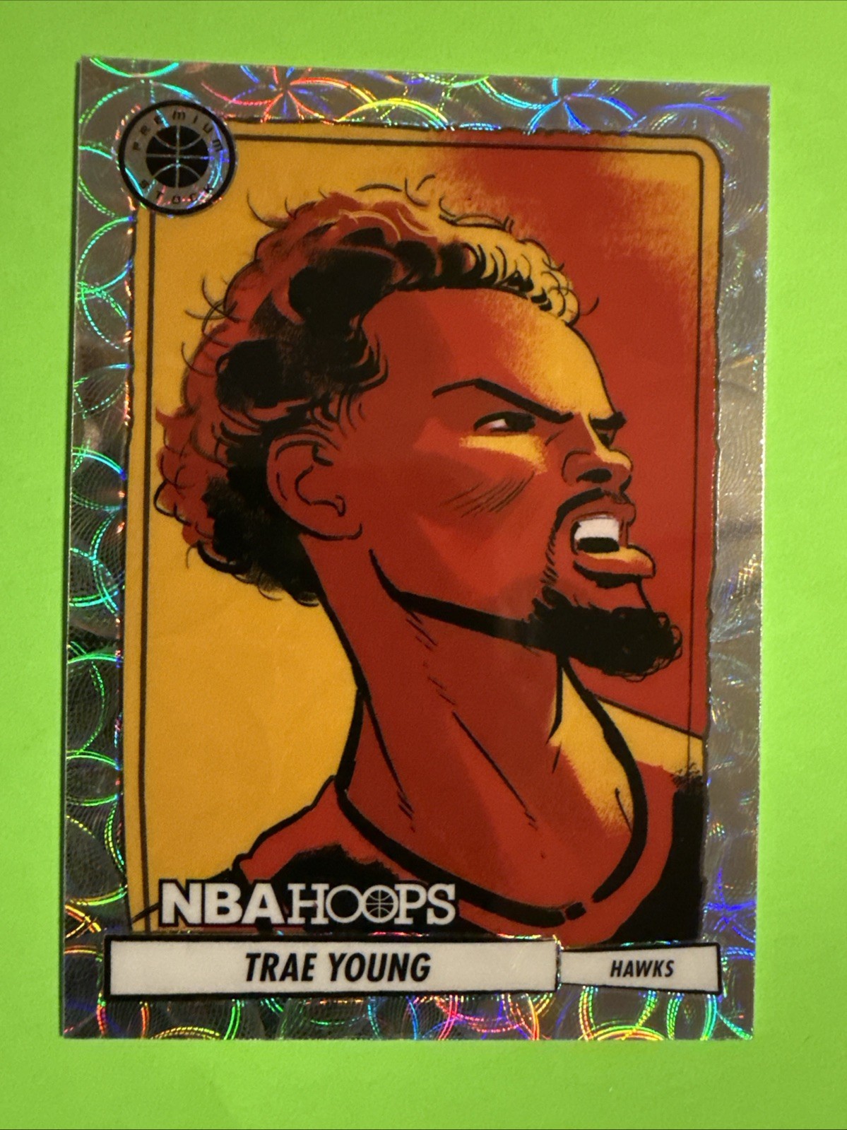 2023-24 Panini Hoops Premium Stock #8 Trae Young Presentations - Case Hit SSP