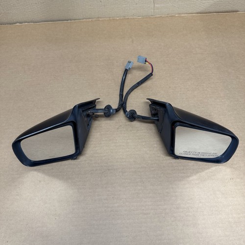 87-93 Mustang Power Side View Mirror Set Pair LH RH Door Hatchback Coupe OEM 66A