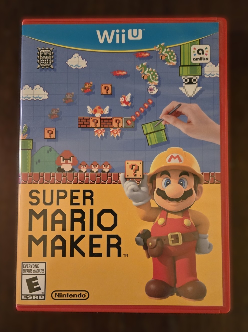 Super Mario Maker Wii U CIB ( Wii U, 2015) w /Manual