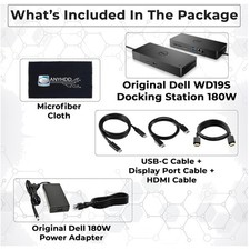 WD19S Docking Station 180W PD - Dual Monitor Docking Station 