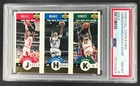 EL.200 Michael Jordan Hardaway Kemp 1996 Upper Deck Collector's Mini Cards PSA 8