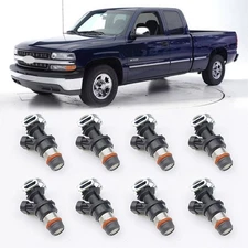 8X 25317628 Fuel Injector For Chevy GMC Truck 4.8L 5.3L 6.0L 99-07