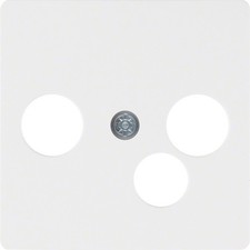 Berker Zentralplatte pws 143909 Abdeckrahmen Abdeckplatte Kommunikationstechnik