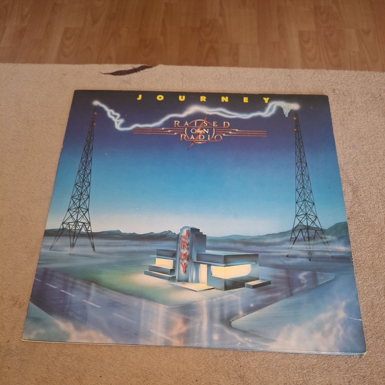 Journey Raised On Radio CBS Vinyl LP 33 RPM Tested VGC