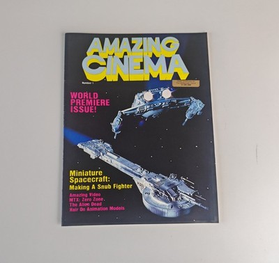 Amazing Cinema Magazine No.1 May 1981 Sci-Fi Star Wars Models VFX Premiere Issue