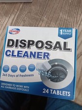 Foaming Garbage Disposal Cleaner and Deodorizer Tablets-24 Pack , 393