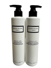 2 PACK - Beekman 1802 Fresh Air SHAMPOO & CONDITIONER Set 12oz Goat Milk Dovelok