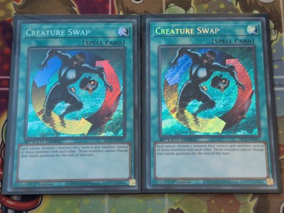 2 x SBC1-ENE17 Creature Swap - SECRET RARE 1. Auflage YuGiOh Mint SPEED DUEL