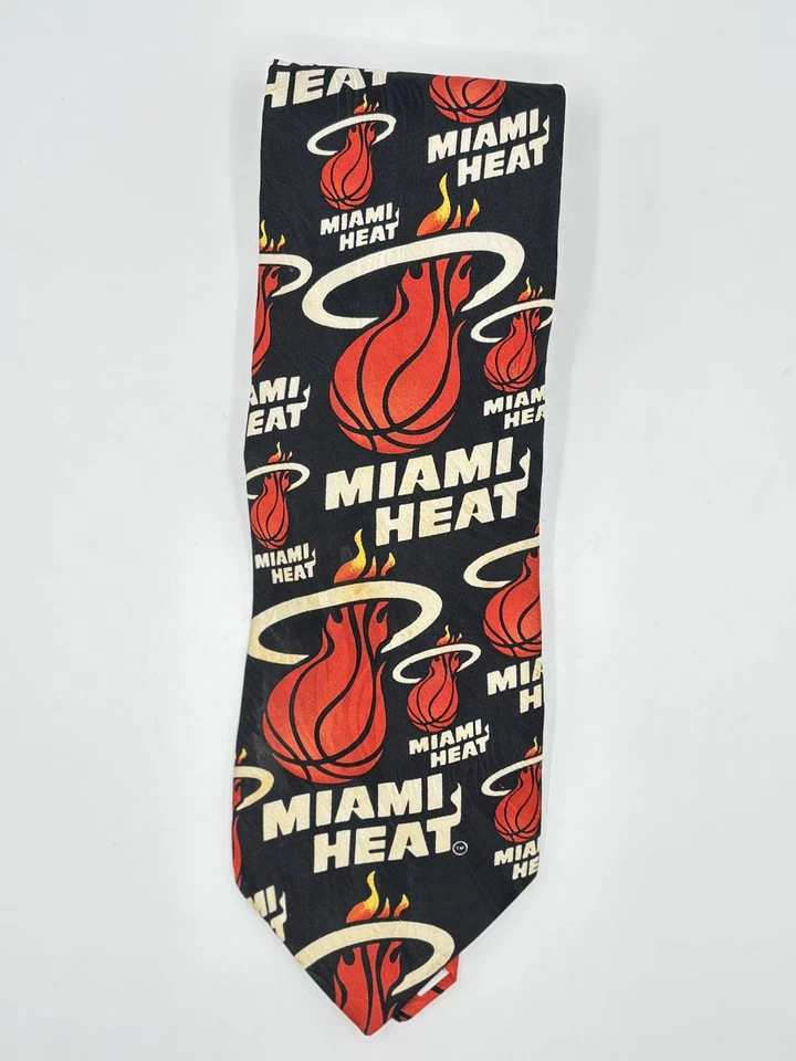Corbata de baloncesto Miami Heat NBA para hombre regalo Foto 4 de 4
