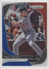 2020 Panini Prizm Tier II Red White & Blue Prizm Trea Turner #148 09zg