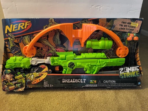 Nerf Zombie Strike Dreadbolt Blaster new in box 
