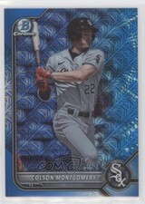 2022 Bowman Chrome Prospects Mega Box Blue Mojo Refractor Colson Montgomery 6u5
