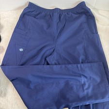 All Uniform Wear Scrub Pants Size Large Navy Style 9600C