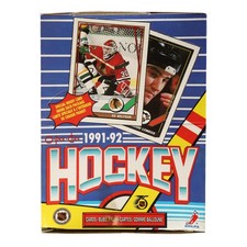 NHL 1991-92 O-Pee-Chee Hockey 36 Pack Wax Box