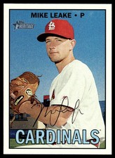 Mike Leake 2016 Topps Heritage #580 St. Louis Cardinals 25294 Baseball Card