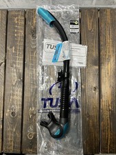 Tusa Hyperdry Evolution III Snorkel - Black/Ocean Green SP-170QB-OG