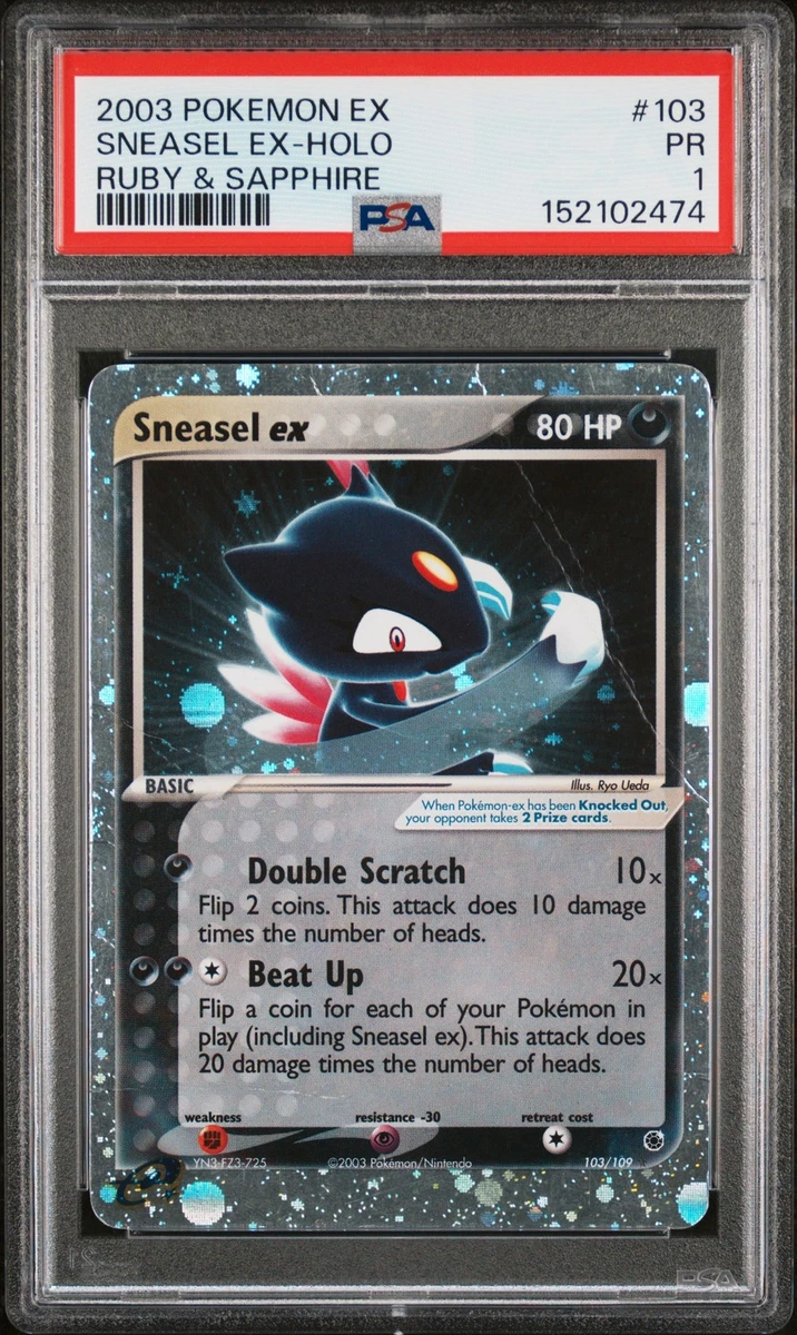 Sneasel ex Pokémon TCG Cards for sale | eBay