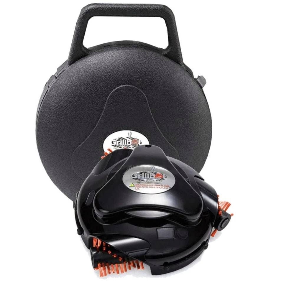 Robot de limpieza automático de parrilla GRILLBOT cepillos giratorios barbacoa negro - ¡NUEVO EN CAJA! Foto 2 de 4