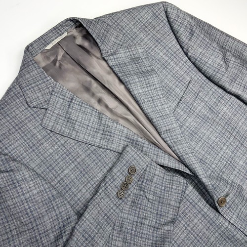 Canali Mens 42 52 Blazer Suit Jacket Cashmere Lana Wool Gray Saks Fifth Avenue