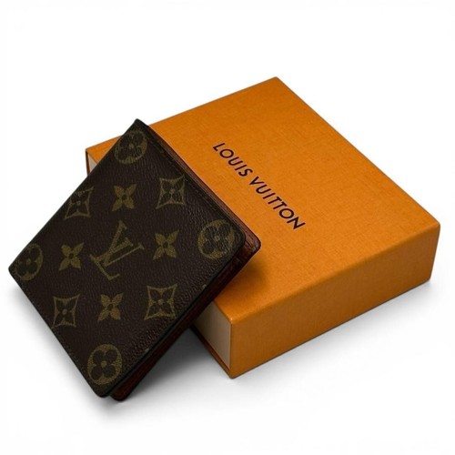 Louis Vuitton Bifold Wallet Portefeuille Marco MI8906 Good Condition From Japan