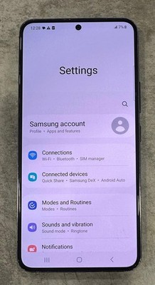 Samsung Galaxy S22 128GB Phantom Black, UNLOCKED, LCD NG