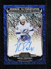 2022-23 O-Pee-Chee Platinum Rookie Auto Blue Traxx Nick Perbix #R-NP Auto 0nd7