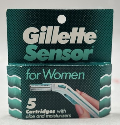 gillette sensor for women 5 count scuffed packaging