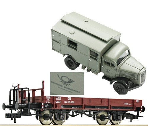 Fleischmann H0 525301 camión OPEL BLITZ correo federal DB Ep.3 NUEVO para 525302 Roco 67261 | Condition: Neu