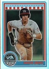 2025 Panini Stars & Stripes USA Baseball #91 Andrew Jimenez Opening Day