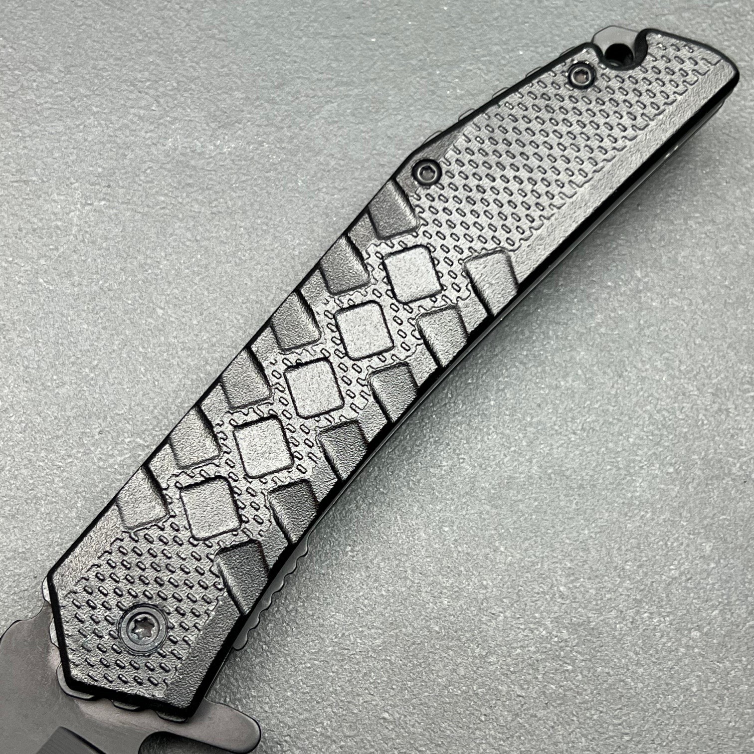 TAC-FORCE Assisted Opening Black Blade Folding Flipper EDC Pocket Knife