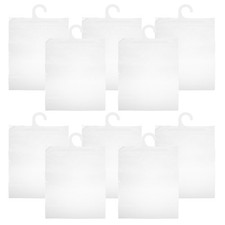 25 Pcs Transparent Hanging Storage Bag Coat Bags for Clothes Travel