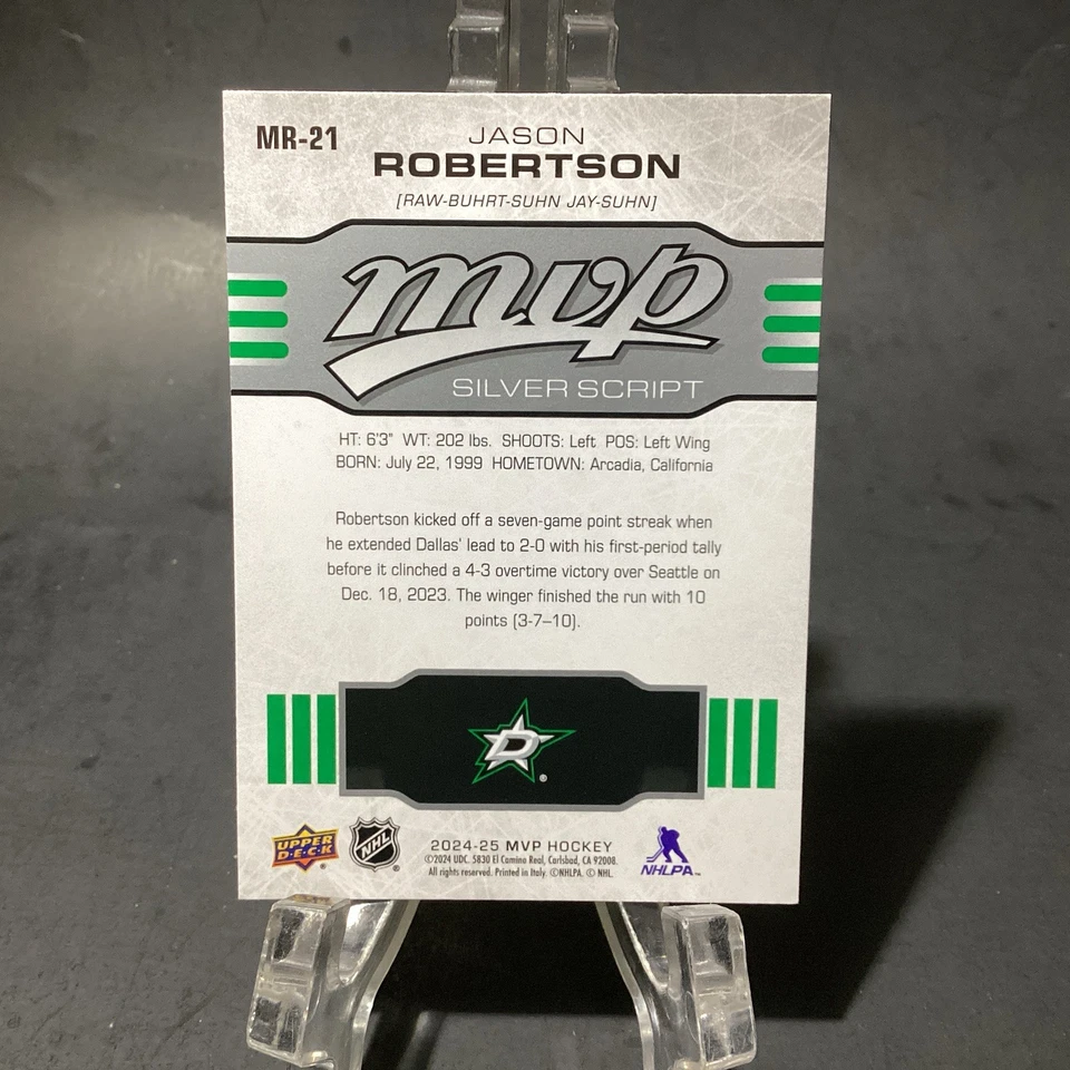 2024-25 Jason Robertson Silver Script 10th Anniversary - Image 2 of 2