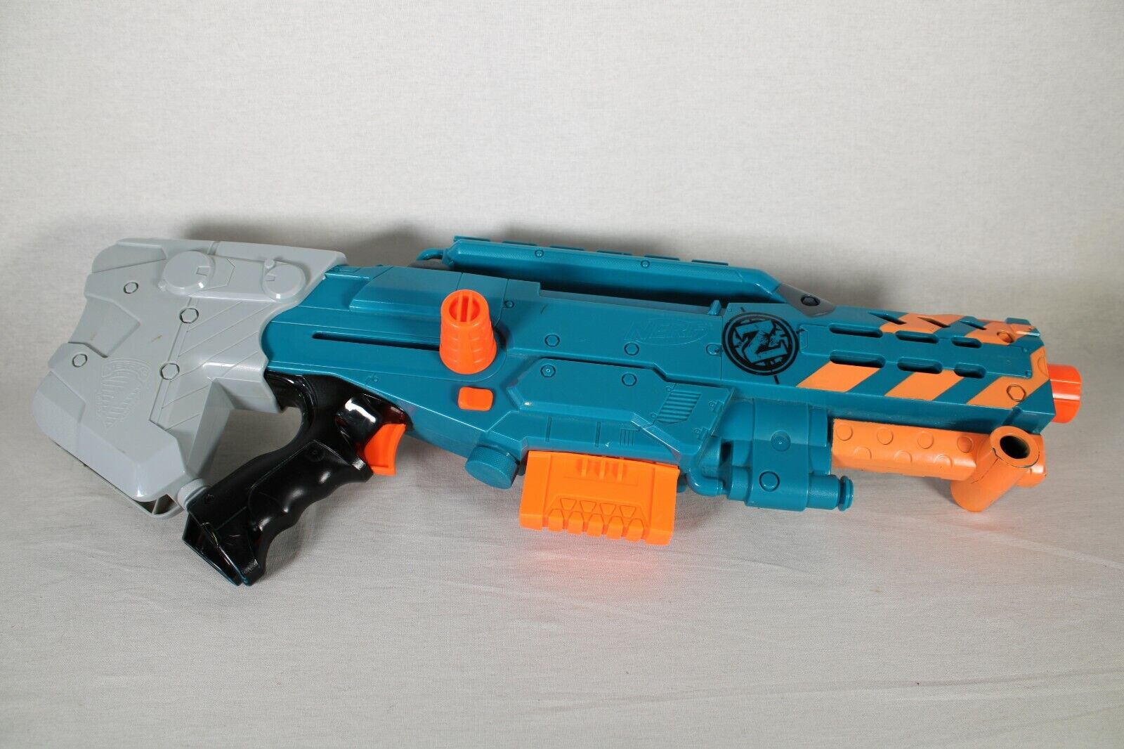 RARE Nerf Longshot CS-6 Sniper Rifle Z Dart Blaster Gun with adjustible  stock