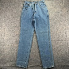 VTG Jordache Mom Jeans Womens 26x30 High Rise Tapered Sz 8 Light Wash Y2K