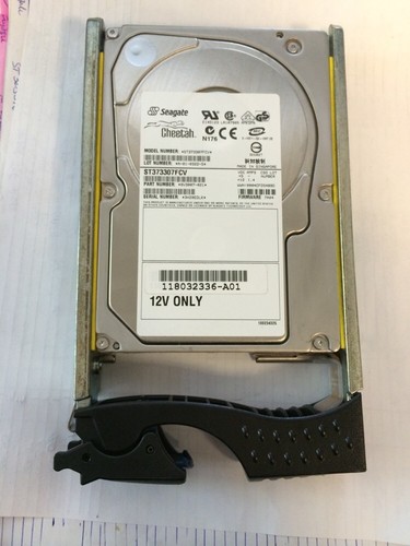 Seagate Cheetah ST373307FCV 73GB 3.5" Fiber Channel HDD With Tray - Picture 4 of 4