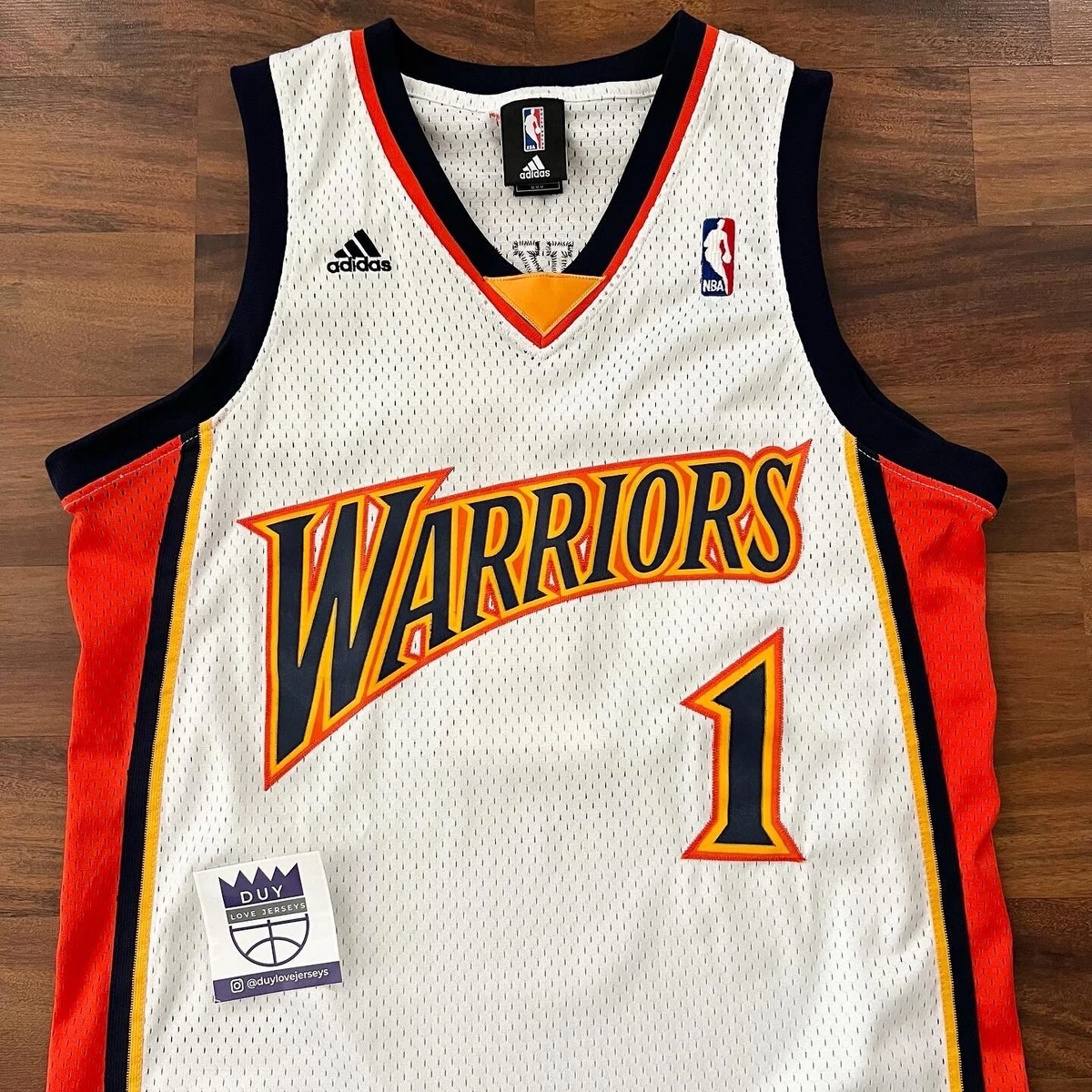 Stephen Jackson Signed 2008 China Games Golden State Warriors Adidas NBA  Jersey