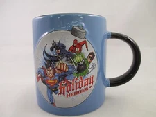 Justice League Holiday Heroes Embossed Ceramic Mug by ICUP DC Comics