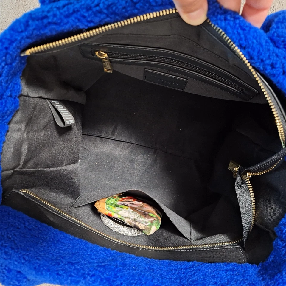 Sac À Main, Fourre Tout, Sac Bandoulières, Bleu Royal Love ,Vimoda - Photo 4/4