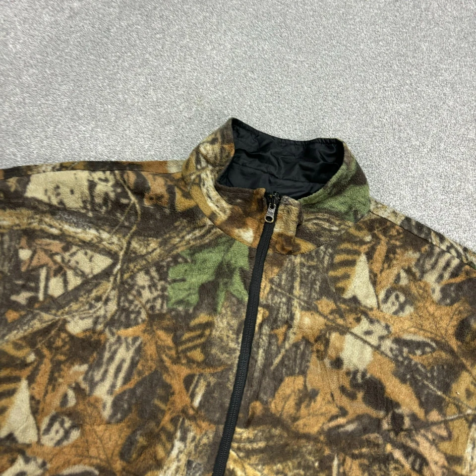 RealTree Jacket Adult Extra Large Brown Workwear Camo Hunting Reversible Men - Image 3 of 4
