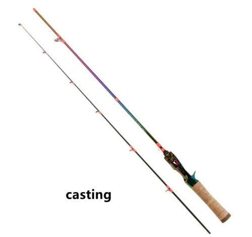 1.68M/1.8M Carbon Fiber Fishing Rod Ultra Light Spinning Wooden Handle Rods Pole - Picture 12 of 21