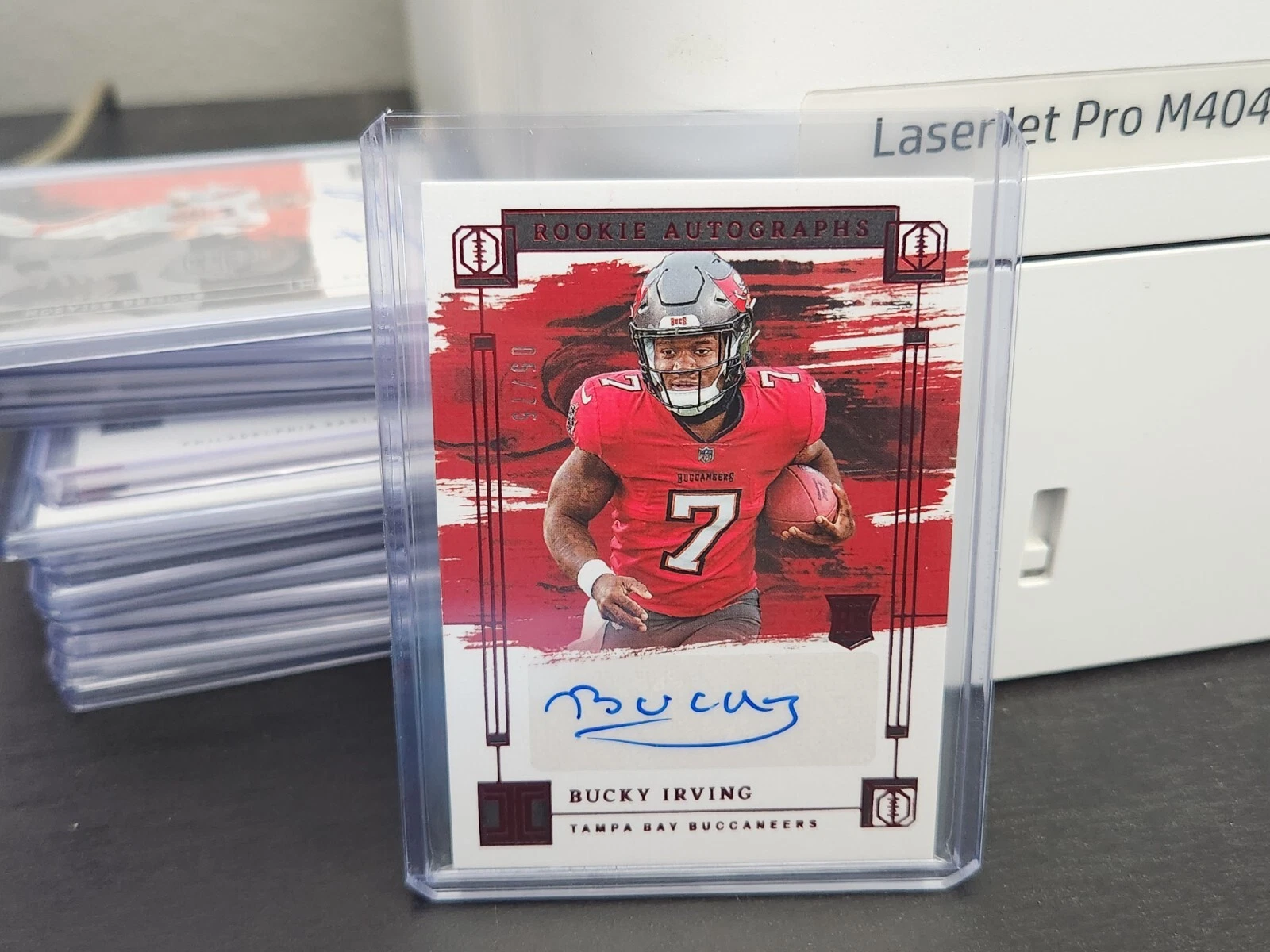 Bucky Irving Panini Impeccable Rookie Autographs #RABIG Base