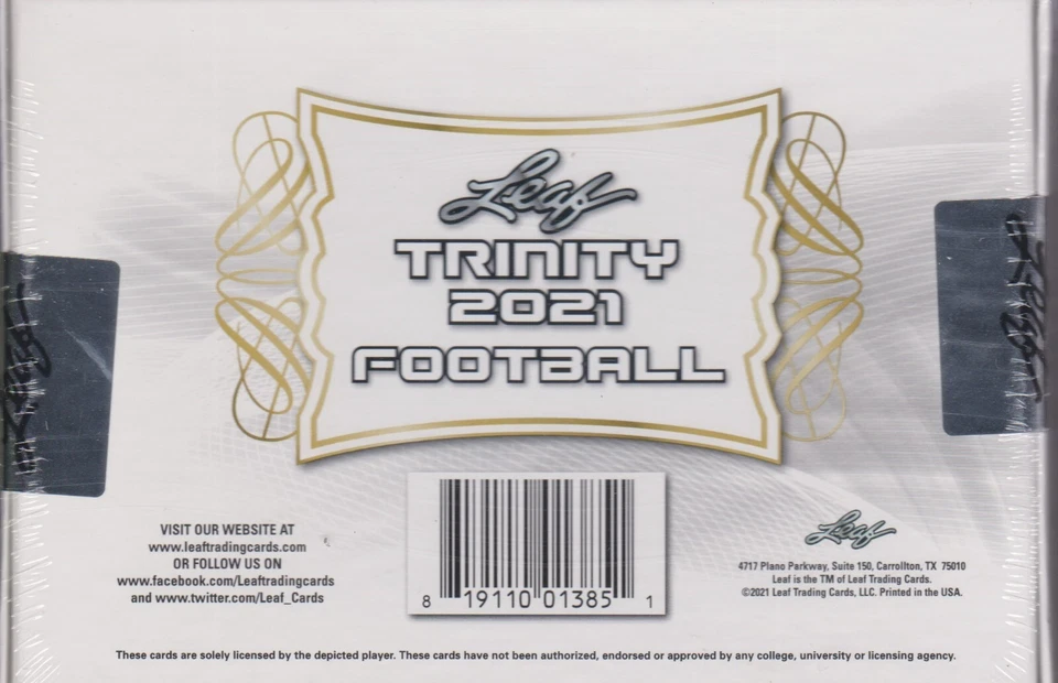 2021 Leaf Trinity Football Hobby Box - Image 3 of 3