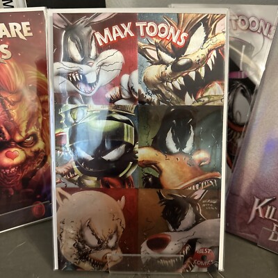 Max Toons Venomized Looney Toons Metal Variant Cover Limited 4/5 by Manu Silva