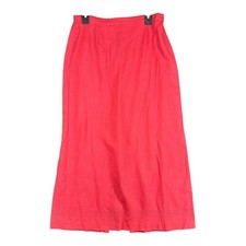Casual Corner Annex 10 Linen Blend MIDI Skirt Vintage Beach Coquette Casual