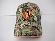 Otto Collection Camo Pattern Ball Cap BBX Logo Adjustable