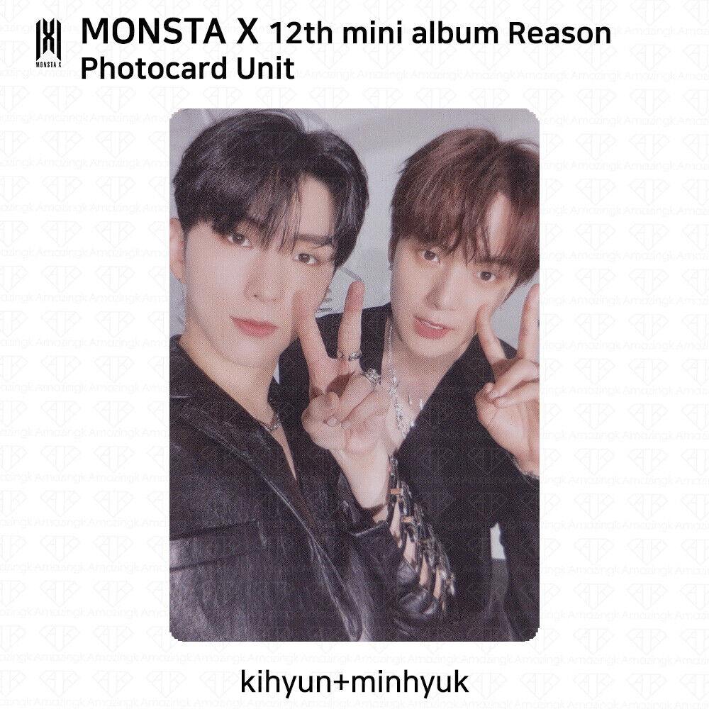 Monsta X 12th Mini Album Reason Official Photocard Each