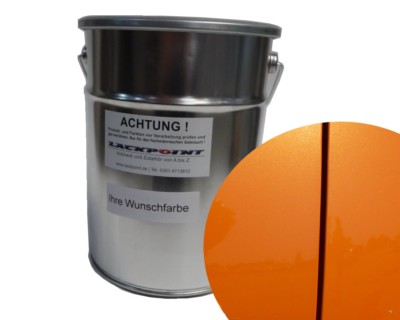 1 L Basislack Spritzfertig geeignet für Ford 672 Electric Orange Metallic Tunin