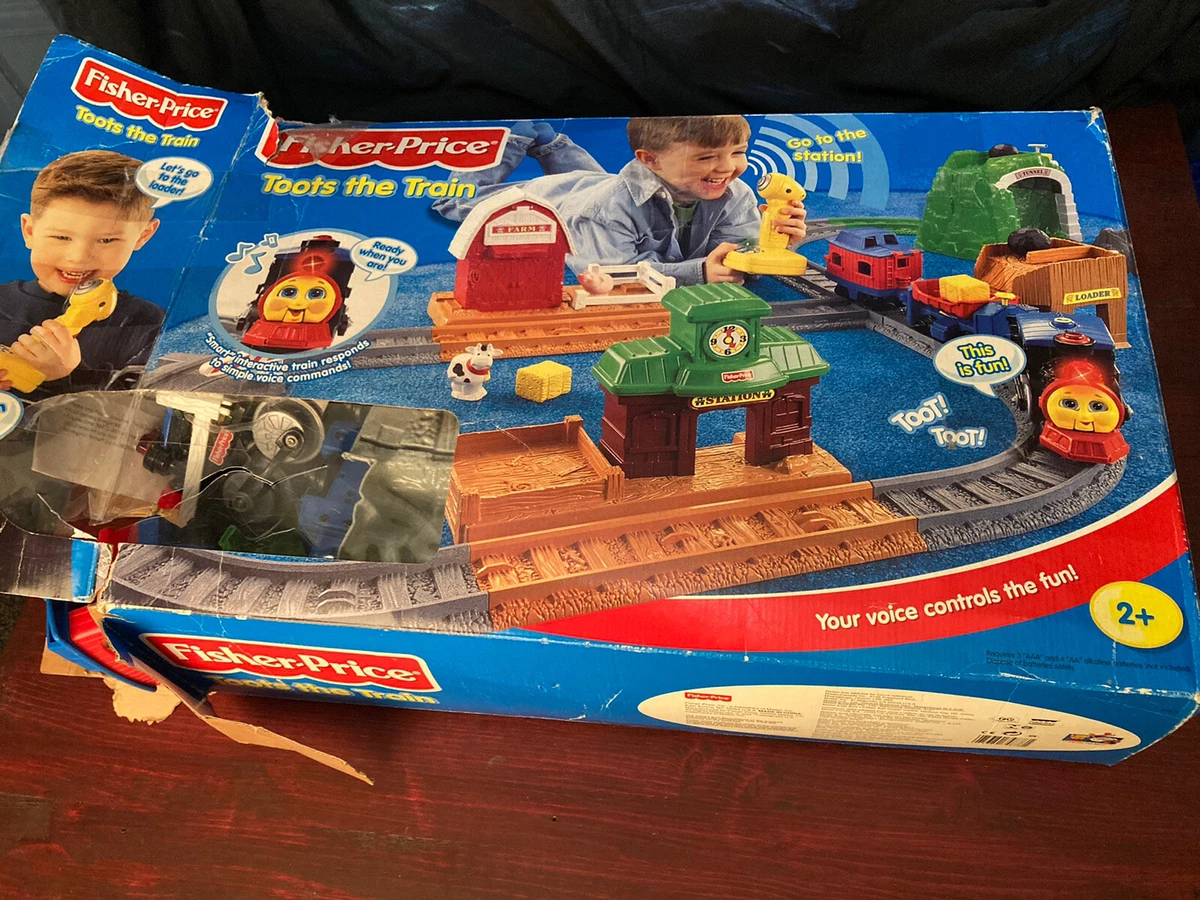 Fisher price train online set for toddlers